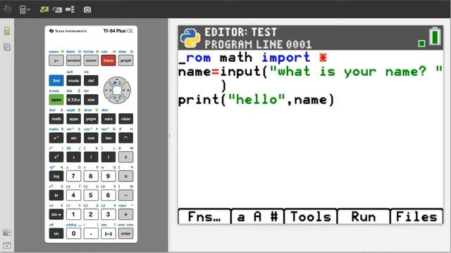 How to Program the Input Function in Python TI 84 Plus CE Python Edition смотреть онлайн