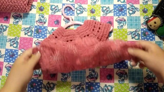 Платье крючком для девочки розовое [От безделья Рукоделие] смотреть онлайн