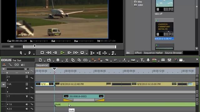 30. Insert with Sync [EDIUS 6 Basics] смотреть онлайн