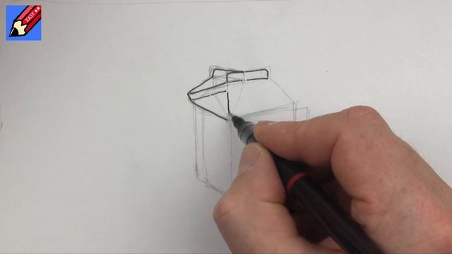 How to draw a Milk Carton Real Easy смотреть онлайн