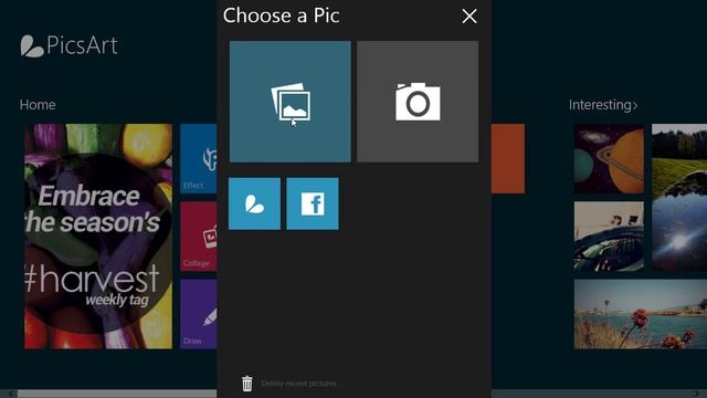 PicsArt для WINDOWS 8.1 смотреть онлайн