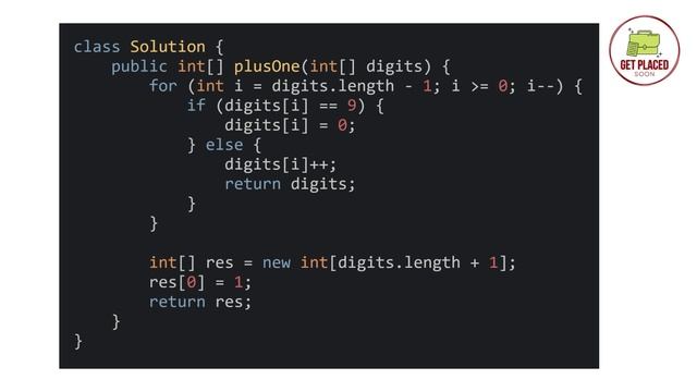 Best DSA Course- Array 10| Plus one Java Solution| Leetcode| Geeks for Geeks|Plus one Array Leetcod смотреть онлайн
