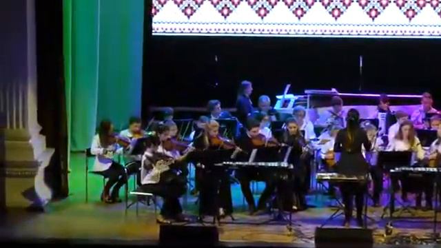 Оркестр української музики. ЗДМШ№3. Поппурі на українські пісні. смотреть онлайн