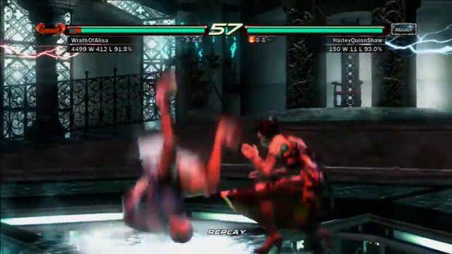 Tekken 6 Ranked: HarleyQuinnShaw(Anna) vs WrathOfAlisa(Alisa) смотреть онлайн