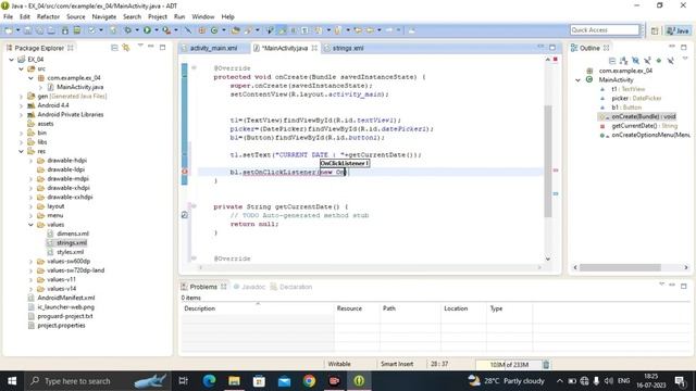 Android App Development | class-3 | Current Date | Eclipse | Tamil | #androiddevelopment #android смотреть онлайн