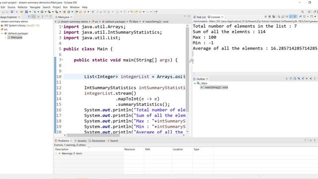 Java Tutorial: How to Use summaryStatistics for Statistical Calculations смотреть онлайн