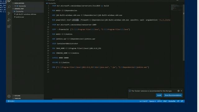 [ Win_Docker 10 ] Dockerfile Multi Stage Build to reduce the Windows Docker Images. смотреть онлайн