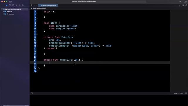 AsyncStreams Intro in Swift (Concurrency) – 2022 смотреть онлайн