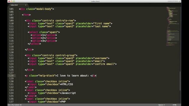 Twitter Bootstrap Tutorials - Registration Form - Lesson 2 - Creating a Homepage смотреть онлайн