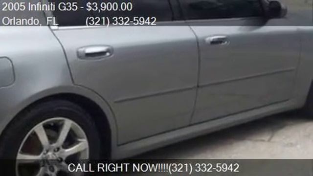 2005 Infiniti G35 Base Rwd 4dr Sedan for sale in Orlando, FL смотреть онлайн