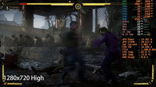 Mortal Kombat 11 | AMD Ryzen 3 3200U Vega 3 | Gameplay Benchmark смотреть онлайн