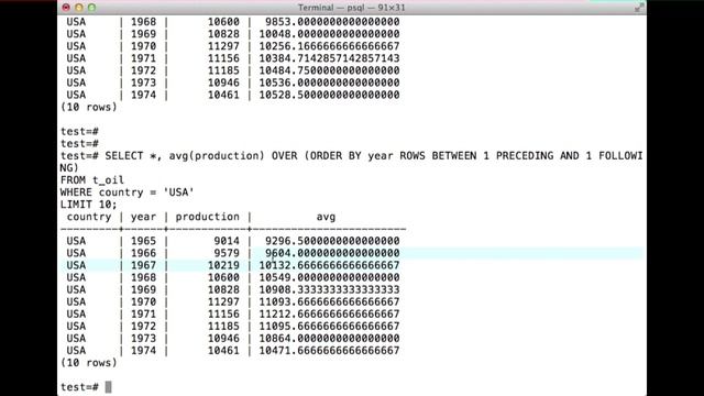 PostgreSQL Tutorial: Windowing Functions und Analytics - Teil 4 смотреть онлайн