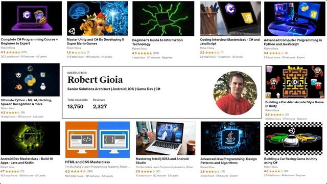 Udemy Instructor with 22 course and 14,000+ students - learn coding in C++, C#, Kotlin, Java, Pytho смотреть онлайн