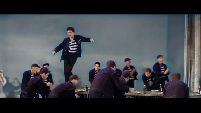 1957 Elvis Presley - Jailhouse Rock Colorized 4K 60fps. смотреть онлайн