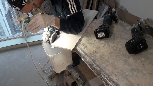 Шлифовка резаного края керамогранита смотреть онлайн