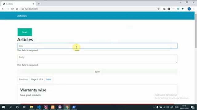 Code Challenge Laravel 6 Vuejs Full Crud SPA Demo смотреть онлайн