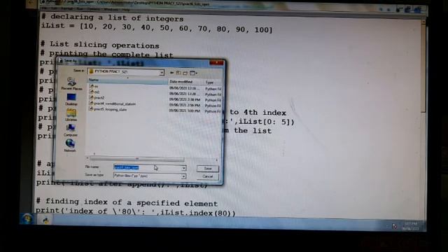 Practical no 5, 6 | Programming with Python смотреть онлайн
