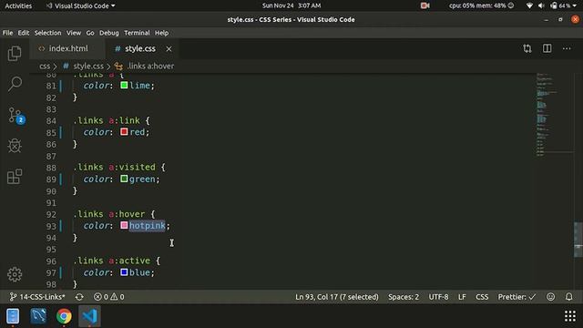 #15 CSS Links - (Tamil) (Tutorial) | CSS3 Course смотреть онлайн