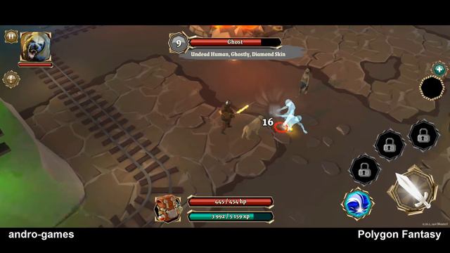 Polygon Fantasy (by Alda Games) - Diablo-like hack and slash RPG for Android and iOS - gameplay. смотреть онлайн