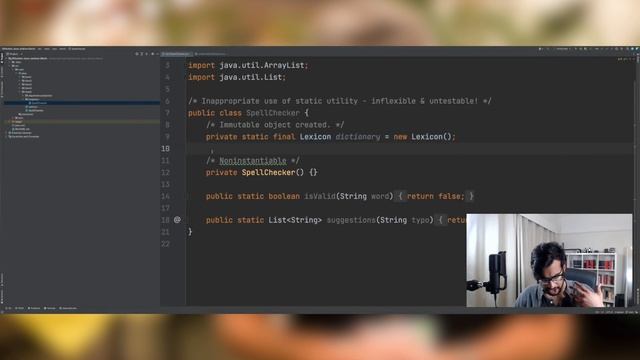 Effective Java Item 5: Prefer Dependency Injection To Hardwiring Resources смотреть онлайн