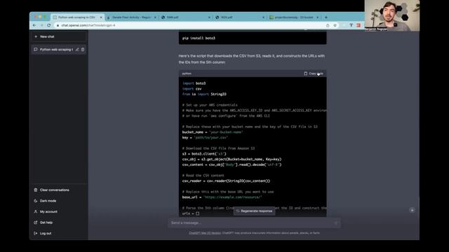 Can AI Code A Data Engineering Project - Using ChatGPT To Code A Python Project смотреть онлайн