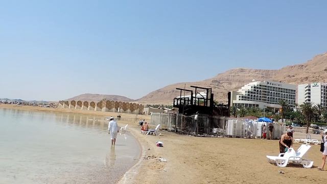 Израиль. Мёртвое море. Пляж в Эйн Бокек смотреть онлайн