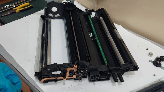 Replacing of Drum | Brush | Cleaning Blade of Ricoh Aficio MP 6002 | 9002sp смотреть онлайн
