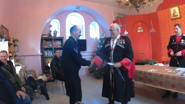 КАЗАКИ ВАРВАРОВСКОГО ХКО (с. Варваровка, г-к Анапа), вручение наград 15 января 2017 г. смотреть онлайн