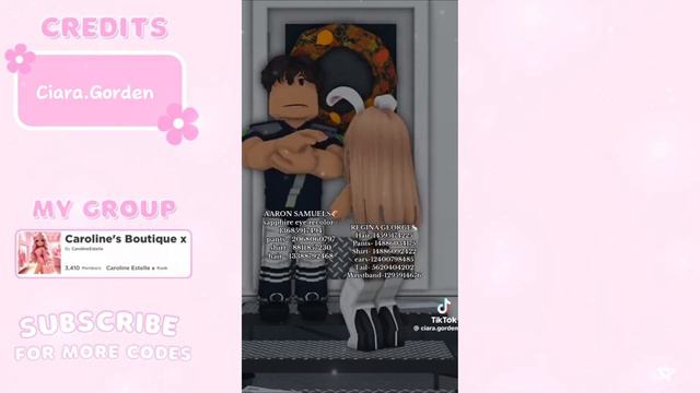Berry Avenue Halloween Outfit Code Compilation 🎃