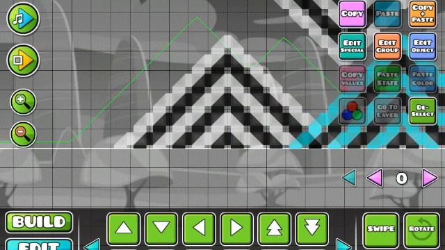 Как сделать волну круче чем Nine Circles за 10 мин.(эффект эпилипсии) | GEOMETRY DASH смотреть онлайн