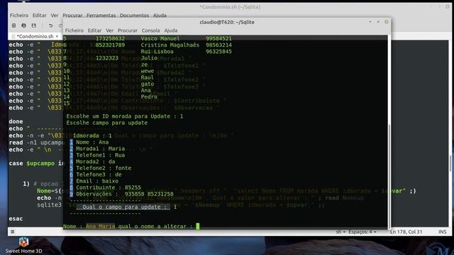 Shell Script com base de dados sqlite3 Parte 7/11 смотреть онлайн