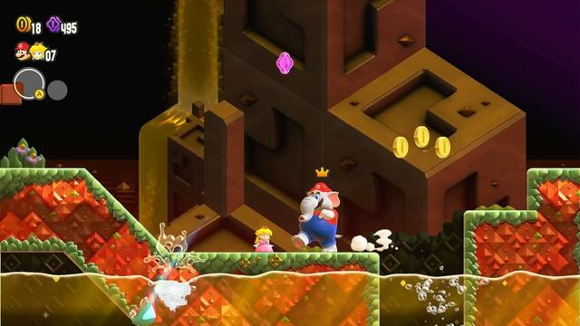 Shining Falls | Let's Play Super Mario Bros. Wonder | 9 смотреть онлайн