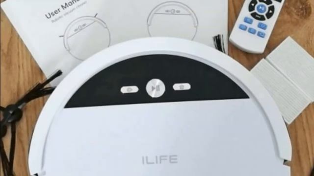 ILIFE V4 – робот-пылесос для сухой уборки с удобным интерфейсом, пультом ДУ и защитой от падения смотреть онлайн