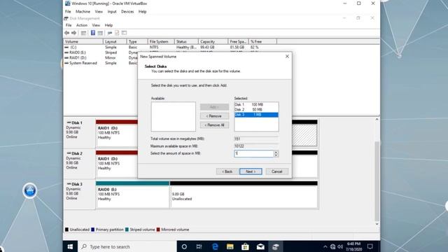 RAID - Redundant Array of Independent Disks | Windows 10 - Disk Management смотреть онлайн