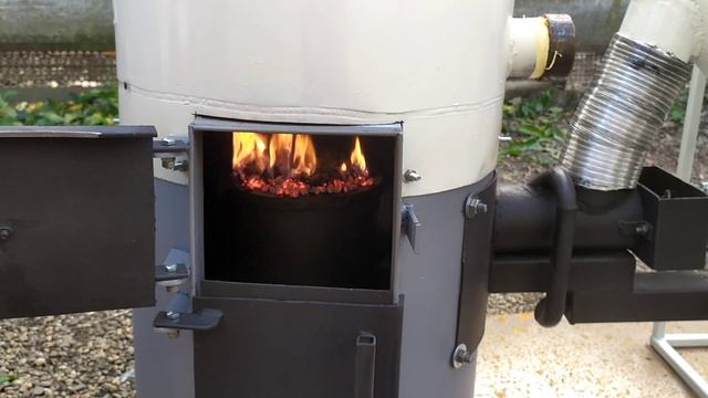 Пеллетный котёл с ретортной горелкой на 15 кВт. смотреть онлайн