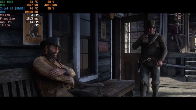 Red Dead Redemption 2 : First mission in valantine | GTX 1650 | i5 6600 Benchmark смотреть онлайн