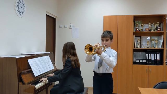 М.И.Глинка. Попутная песня. Кайгородов Климентий. 11 лет. Труба. г. Казань смотреть онлайн