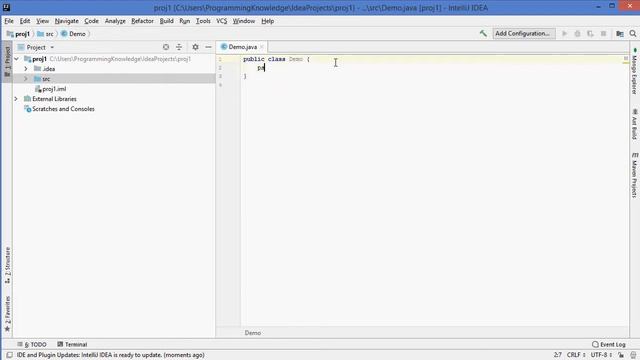 How To Create First Java Project In IntelliJ IDEA IDE смотреть онлайн