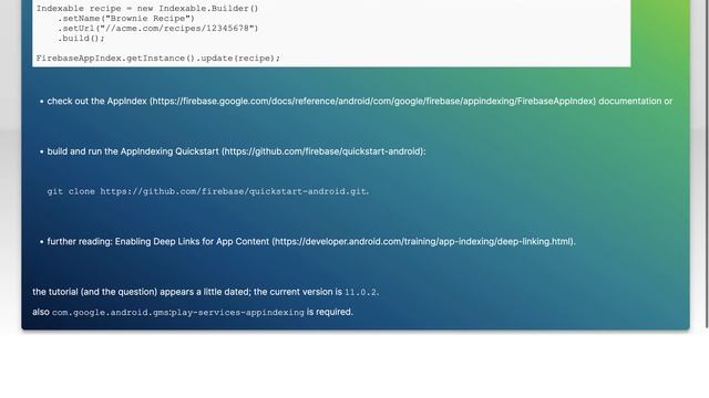 Android - Firebase App Indexing App not showing in google autocomplete suggestions смотреть онлайн