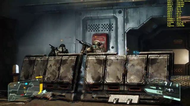 Crysis 3 no Monitor 4k Samsung UE590D Gráfico no Máximo SLi 980Ti Xtreme Gaming WaterForce смотреть онлайн