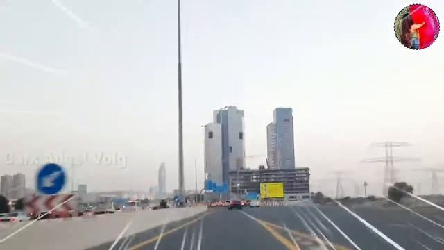 AL BARSHA FIRST STREET | DUBAI ROAD VIDEO | Dubai Travel Vlog | Dark Angel Vlog смотреть онлайн