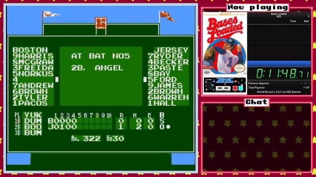 Bases Loaded (NES) - Win a Game in 23:48.249 смотреть онлайн