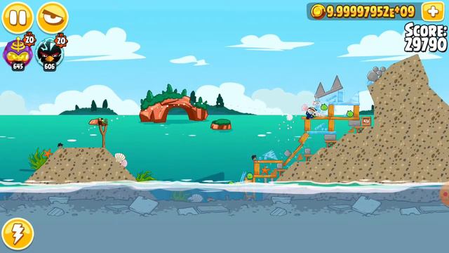Angry Birds Seasons-Серия 32:Король русалка смотреть онлайн