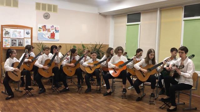 Ансамбль "Son de guitar " ДМШ#37 - Чом ти не прийшов... смотреть онлайн