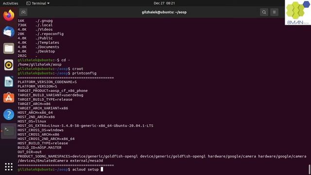 Android 12 Internals: [Ch1.vid11] acloud setup --host смотреть онлайн