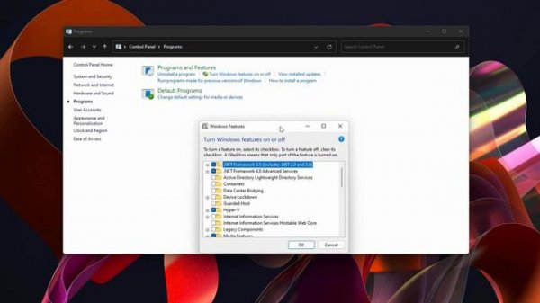 Enabling Windows Projected File System in Windows 11