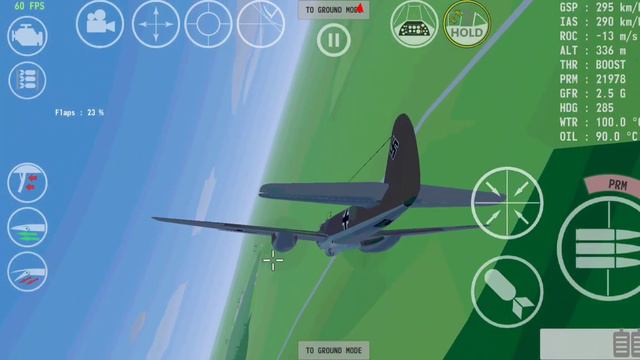 Ju-88 Igel belly guns challenge - Sky on Fire: 1940 (Android) смотреть онлайн