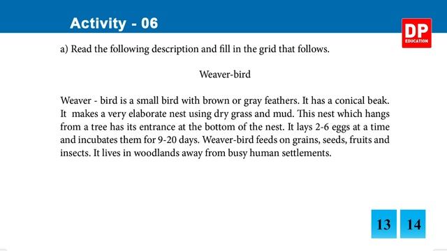 පාඩම 02 - Winged Friends (Work Book) English සිංහලෙන් | Grade 08 смотреть онлайн