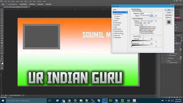 How to create an outro for free in PhotoShop CS6 смотреть онлайн