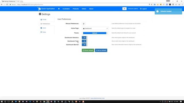 QuickApp - ASP.NET Core / Angular2 startup project template with end-to-end role and user managemen смотреть онлайн